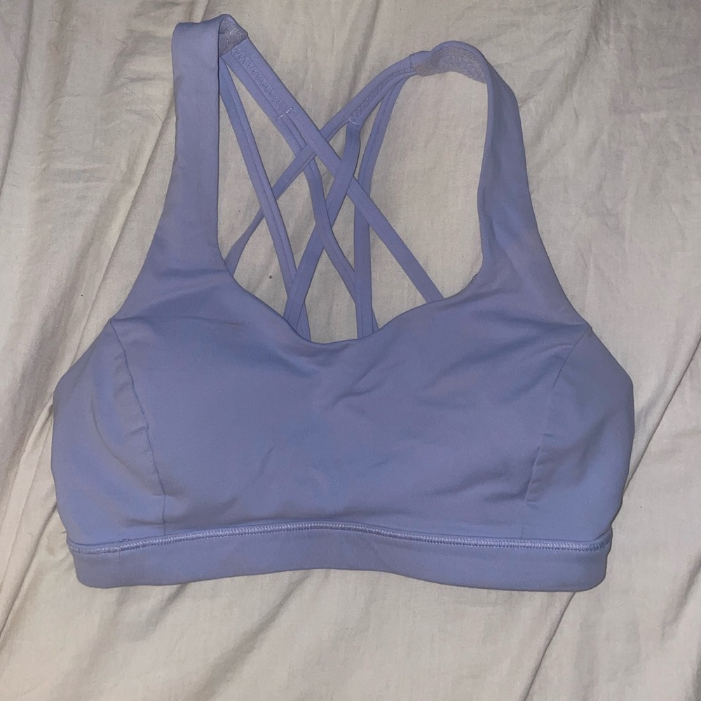 Purple lululemon sports bra